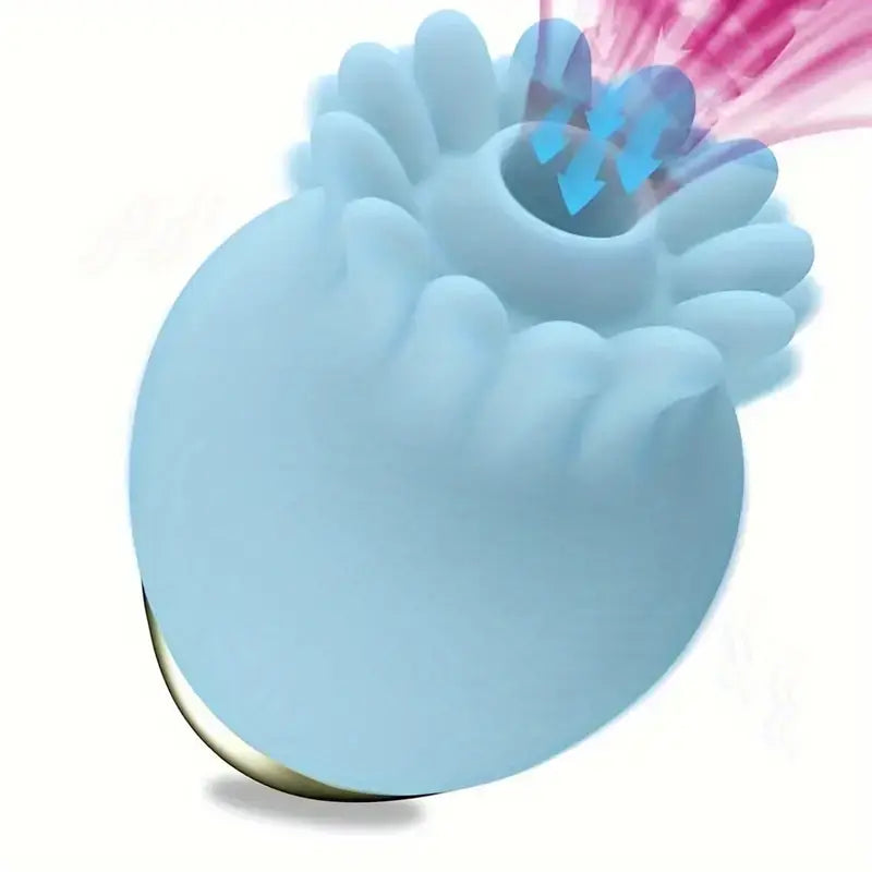 Peach Blossom Fish Sucking Tapping Vibrating Rose Toy For Female - The Rose Toys