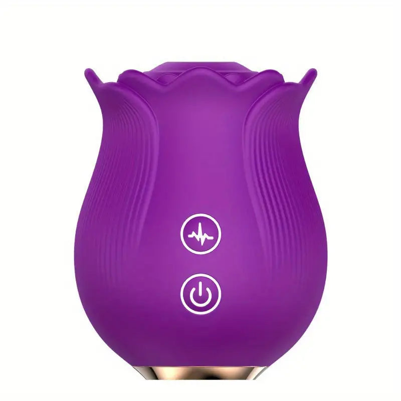 12 Frequency Sucking Vibrating Rose Sex Toy For Clit G-spot Anal Stimulation - The Rose Toys