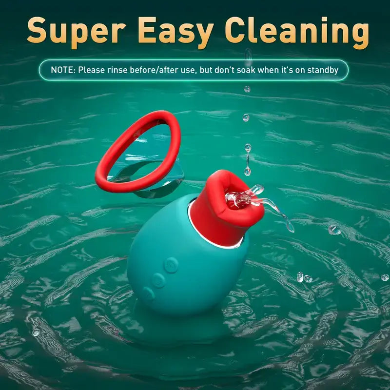 10 Vibrating Sucking Modes Rose Toy For Female Clitoral Nipple Stimulation - The Rose Toys