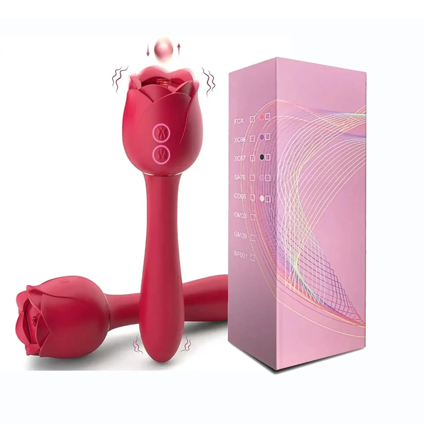 Flower Rose Toy For Women Dildo Vibrator Sucking Adult Sex Toy - The Rose Toys