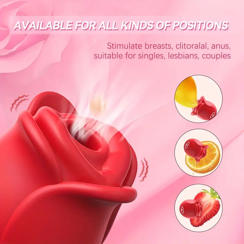 7 Sucking Modes App Controlled Rose Vibrator Female Sex Toy The Rose Toys