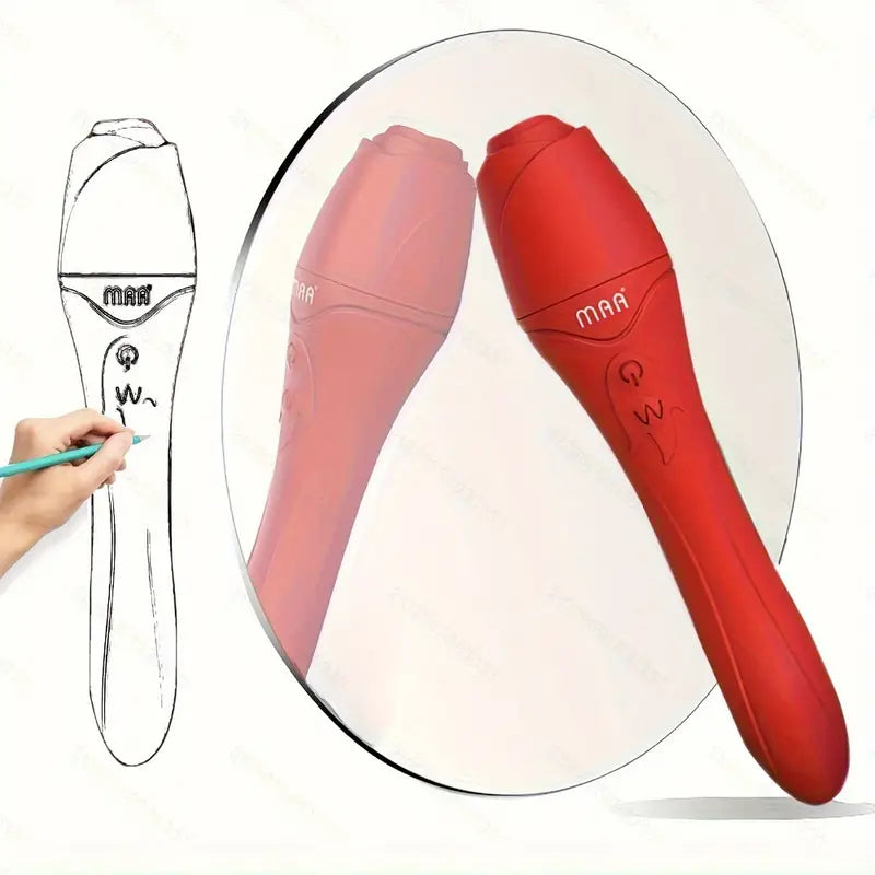 Rose G Spot Vibrator Heating Rose Dildo For Women Vagina Sex Toy The Rose Toys Rose G Spot Vibrator Heating Rose Dildo For Women Vagina Sex Toy The Rose Toys