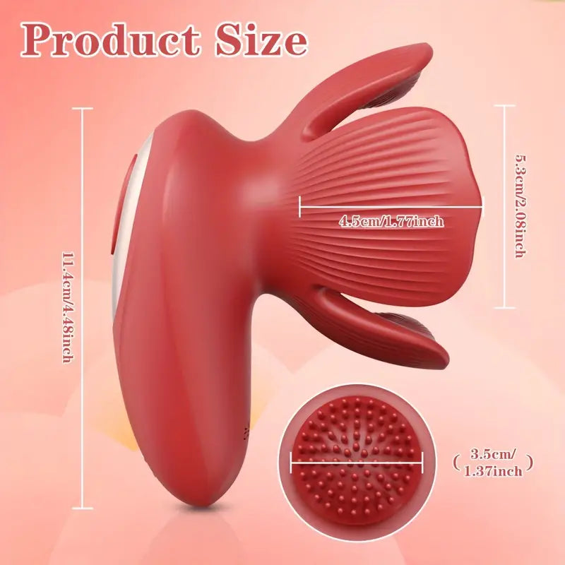 10 Modes Rose Breast Grabbing Vibrator Female Sex Toy For Orgasm The Rose Toys