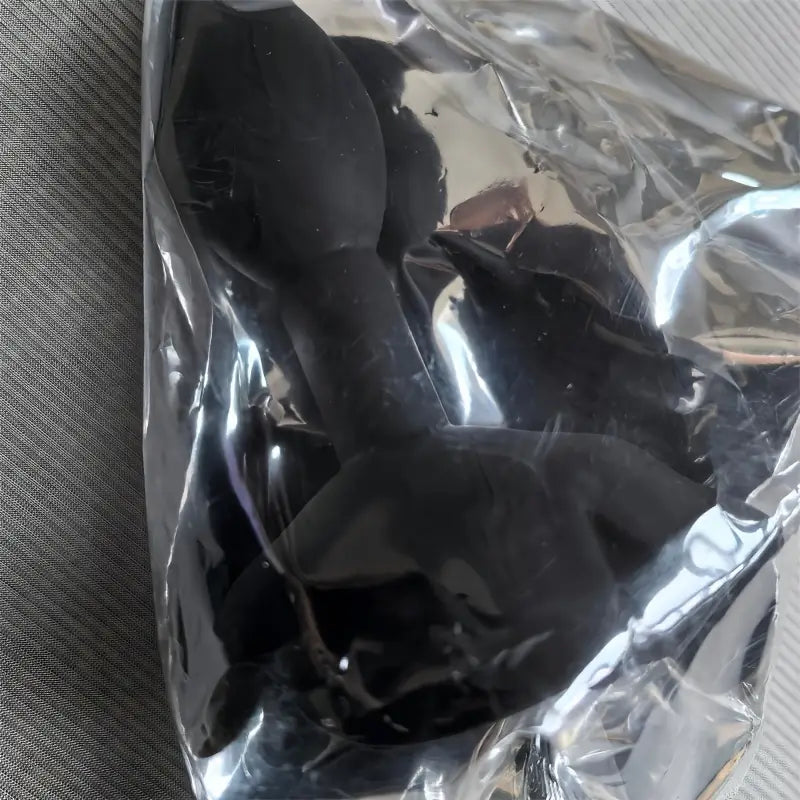 Detachable Waterproof Black Rose Silicone Anal Plug Adult Sex Toy The Rose Toys