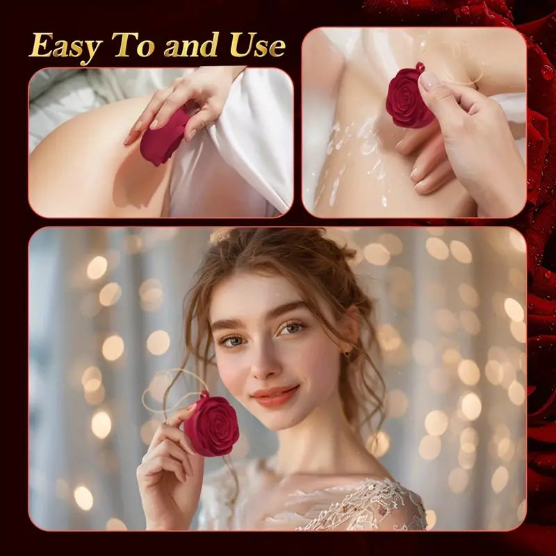 Elegant Rose Vibration Sex Toy For Adult Female Pleasure Orgasm The Rose Toys