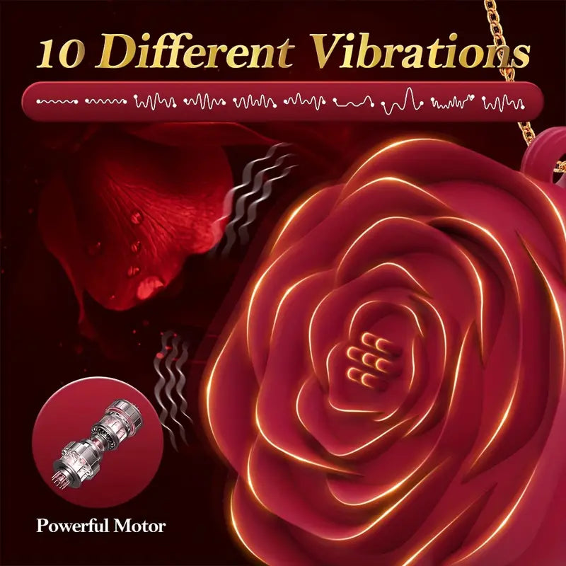 Elegant Rose Vibration Sex Toy For Adult Female Pleasure Orgasm The Rose Toys