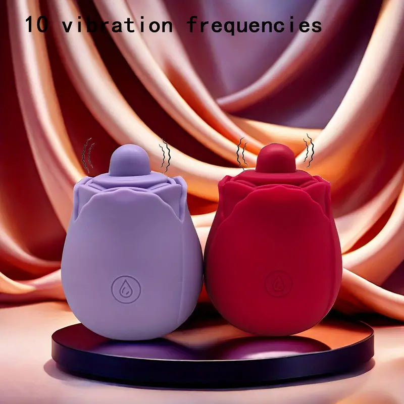 Women Adult Private Part Massage Rose Flower Vibrator Sex Toy The Rose Toys