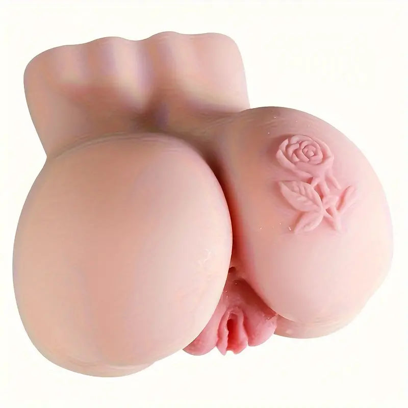 Real Silicone Rose Soft Male Masturbator For Vaginal Anal Stimulation The Rose Toys