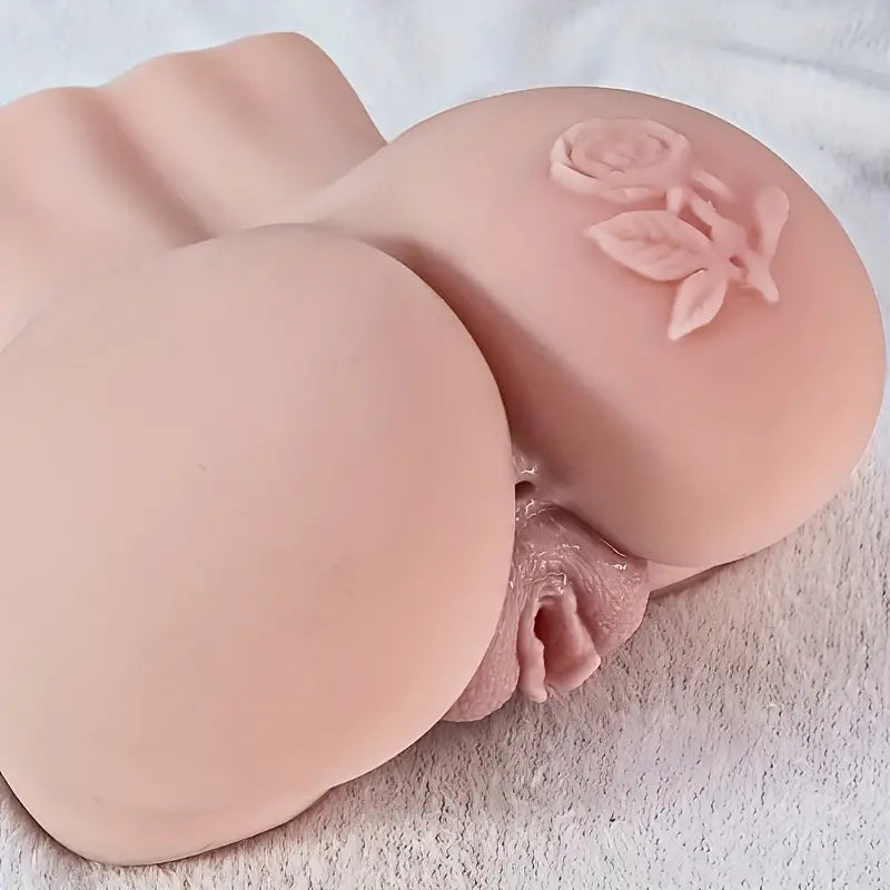 Real Silicone Rose Soft Male Masturbator For Vaginal Anal Stimulation The Rose Toys