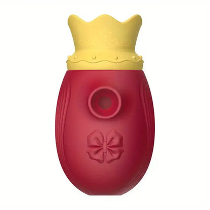 Royal Crown Tongue Licking Kissing Flapping 4in1 Rose Adult Love Sex Toy - The Rose Toys