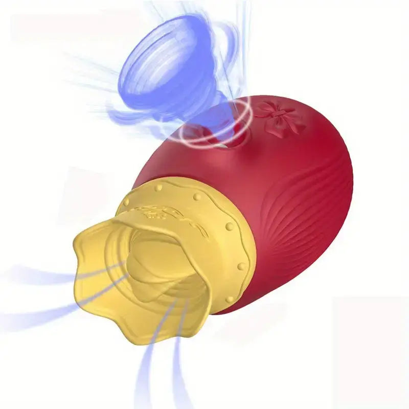 Royal Crown Tongue Licking Kissing Flapping 4in1 Rose Adult Love Sex Toy - The Rose Toys