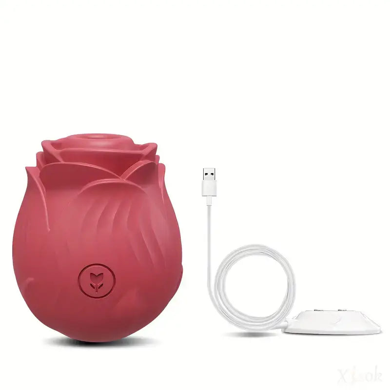 Sucking Rose Vibrator For Clitoral Nipple Stimulator With 10 Modes Sex Toy - The Rose Toys