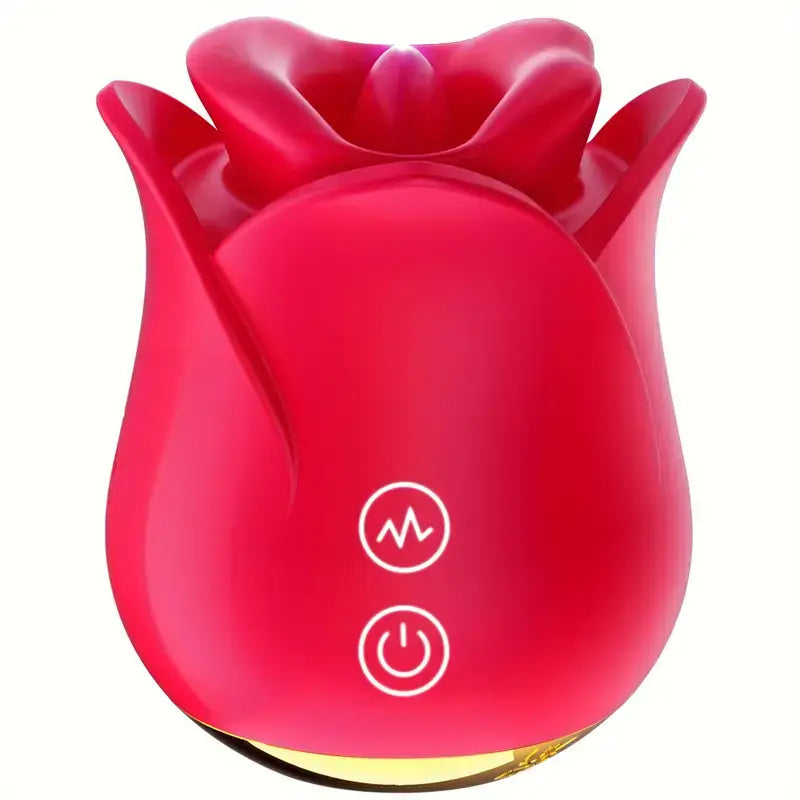 3in1 Tongue Lip 10 Vibration Modes 3 Kissing Tap Modes Rose Sex Toy - The Rose Toys