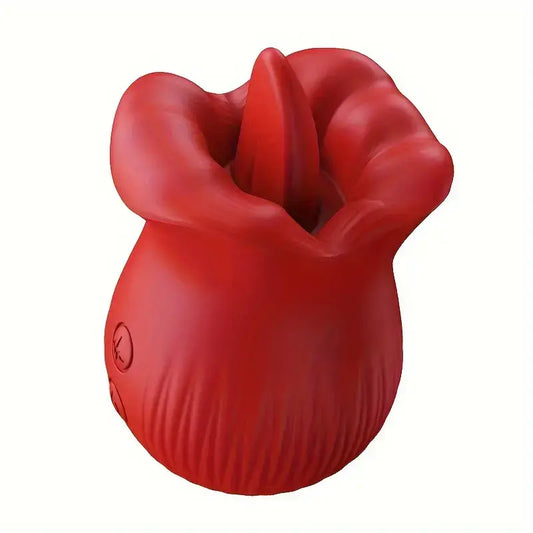 Auto Vibrating Licking Rose Toy Big Mouth Masturbator Vibrator Sex Toy - The Rose Toys