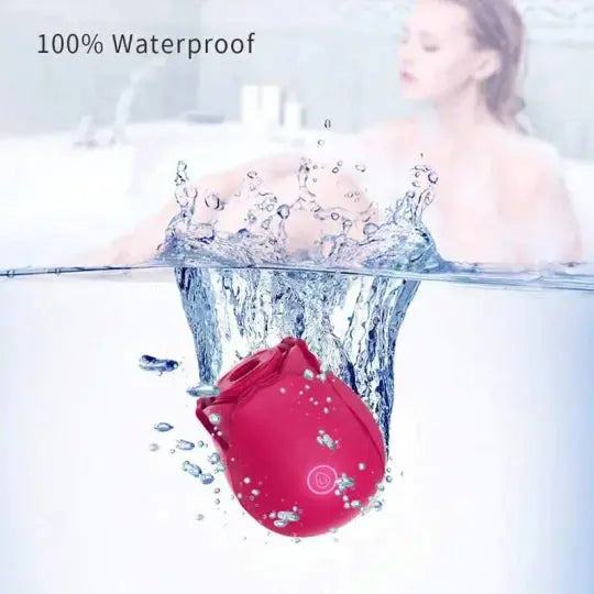 Waterproof Quiet Sucking Rose Sex Toy For Adult Women - The Rose Toys