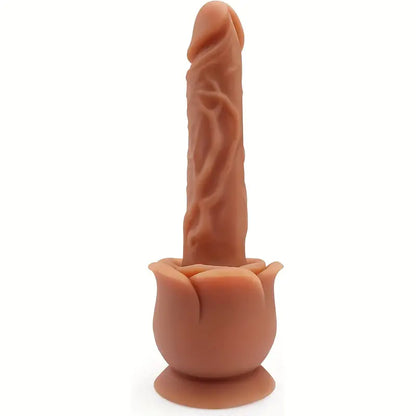 9.44 inch Rose Toy Dildo Body Safe Lifelike Suction Cup Big Dildo The Rose Toys