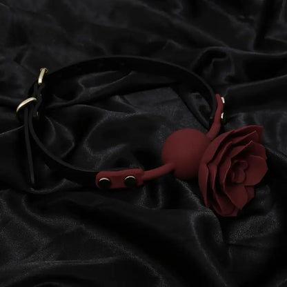 Rose Silicone Oral Ball Flower-shaped Oral Plug Sex Toy For Sex Love The Rose Toys