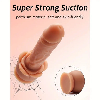 9.44 inch Rose Toy Dildo Body Safe Lifelike Suction Cup Big Dildo The Rose Toys